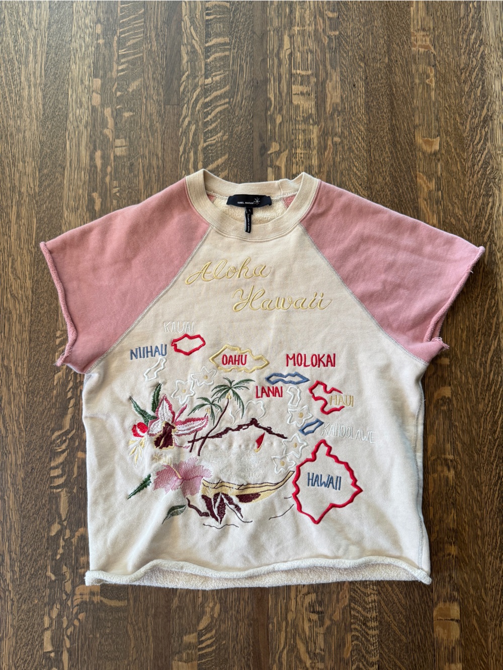 Isabel Marant Hawaii Embroidered Sweatshirt- size small